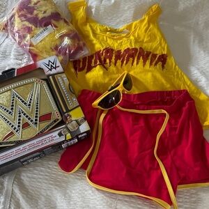 Complete Hulk Hogan Adult Costume! For XS woman/Teen Halloween
